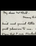Arthur Conan Doyle's Letter